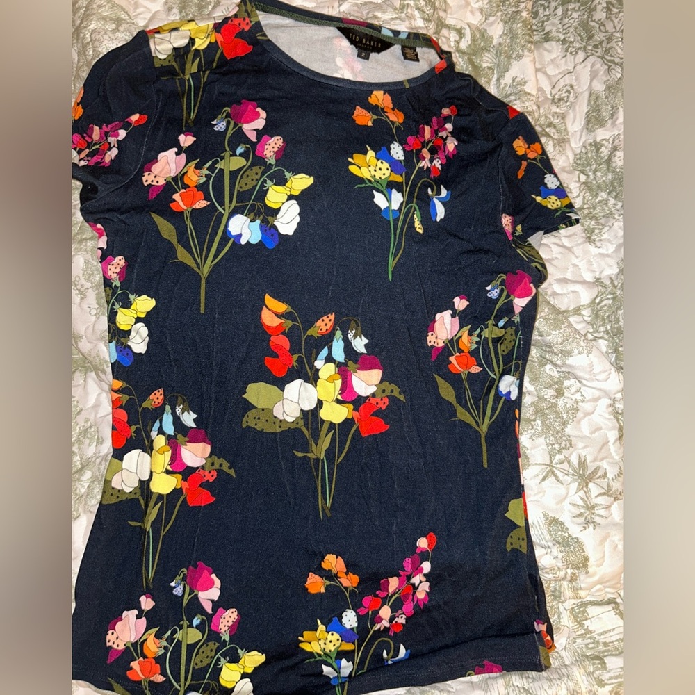 Gently Loved Ted Baker Floral Tee